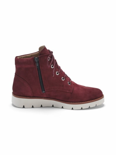 Hallux-Reißverschluss-Bootie Bordeaux
