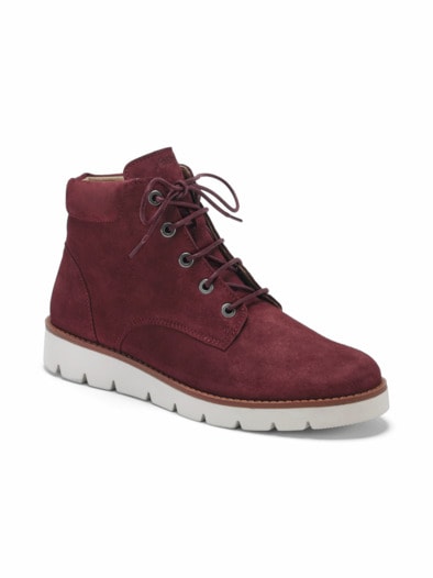 Hallux-Reißverschluss-Bootie Bordeaux