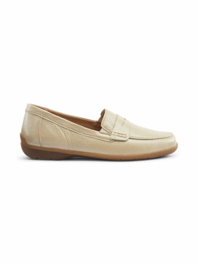 Hirschleder-Slipper-Supersoft Beige