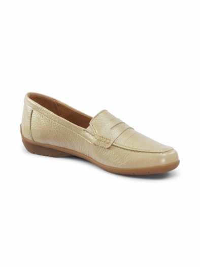 Hirschleder-Slipper-Supersoft Beige