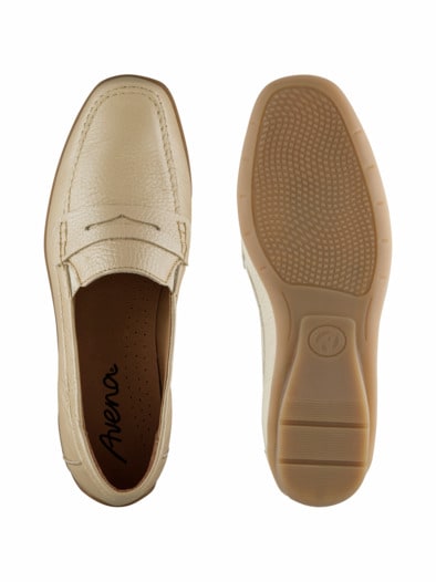 Hirschleder-Slipper-Supersoft Beige