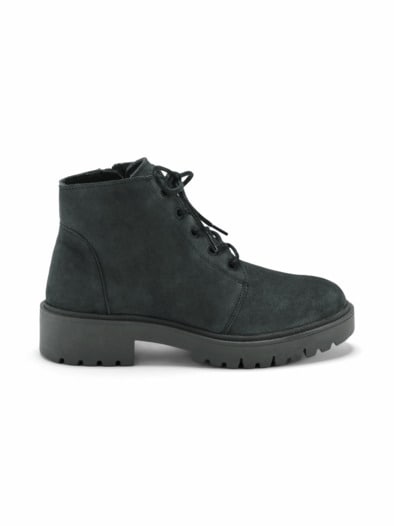 Hallux-Stiefelette Trittsicher Dunkelgrau
