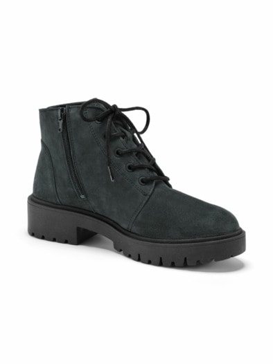 Hallux-Stiefelette Trittsicher Dunkelgrau