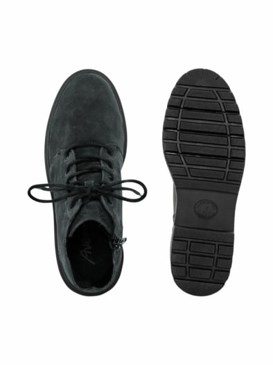 Hallux-Stiefelette Trittsicher Dunkelgrau