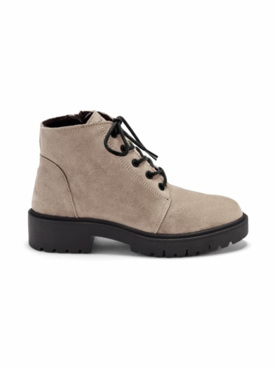 Hallux-Stiefelette Trittsicher Beige