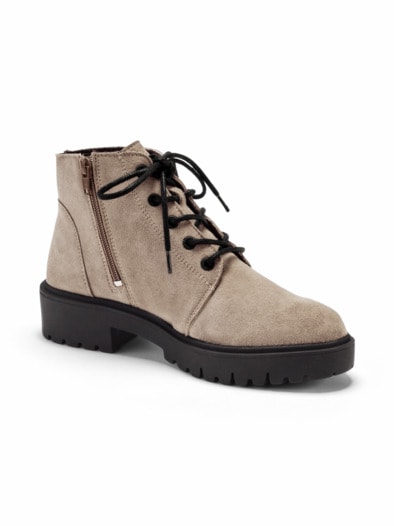 Hallux-Stiefelette Trittsicher Beige