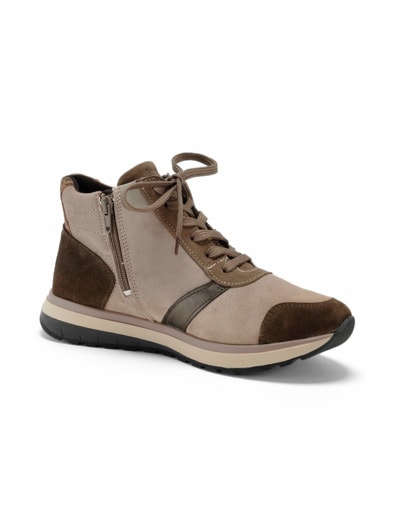 Hallux-Reißverschluss Bootie Beige