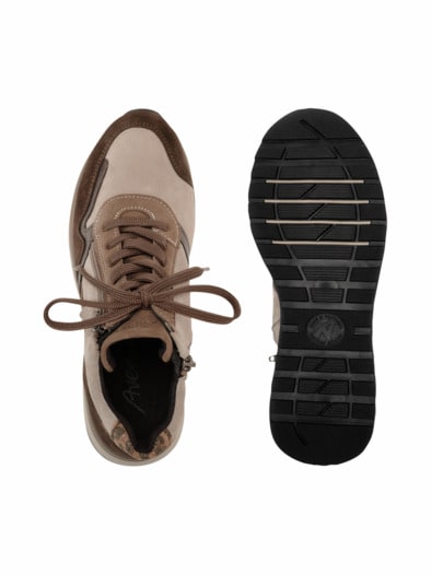 Hallux-Reißverschluss Bootie Beige
