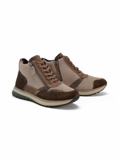 Hallux-Reißverschluss Bootie Beige
