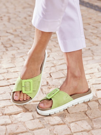 Hallux-Pantolette Supersoft Hellgrün