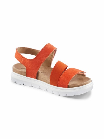 Hallux-Klettsandale Supersoft Orange