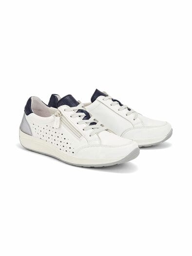 Hirschleder-Schnürer Luftkomfort Weiß