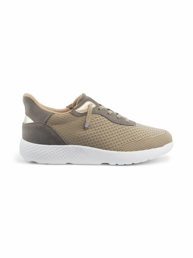 Hallux-Schlupf Schnürer Beige