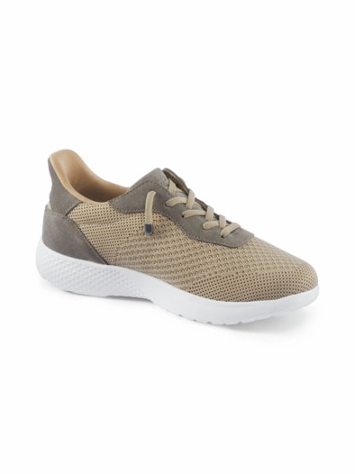Hallux-Schlupf Schnürer Beige