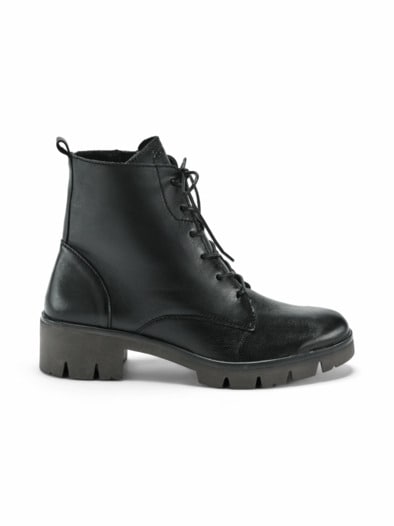 Hallux-Stiefelette Komfort Schwarz