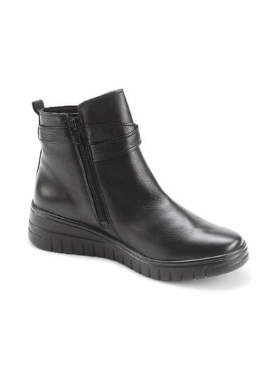 Hallux-Soft-Stiefelette Schwarz