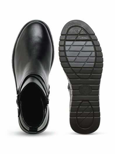 Hallux-Soft-Stiefelette Schwarz