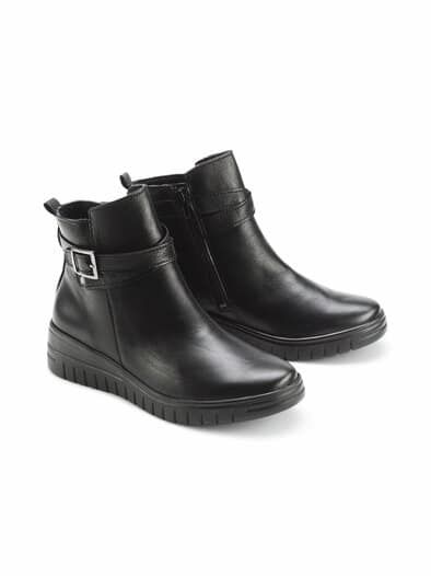 Hallux-Soft-Stiefelette Schwarz