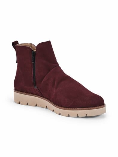 Hallux-Stiefelette Wohlfühlleicht Bordeaux