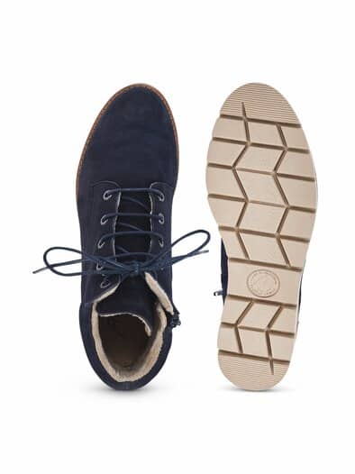 Hallux-Schnürbootie Step-Komfort Dunkelblau