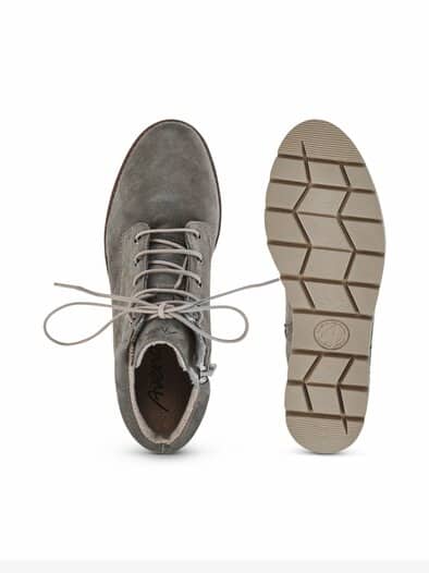 Hallux-Schnürbootie Step-Komfort Dunkelgrau