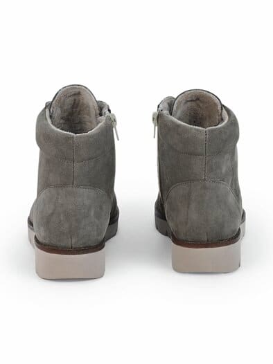 Hallux-Schnürbootie Step-Komfort Dunkelgrau