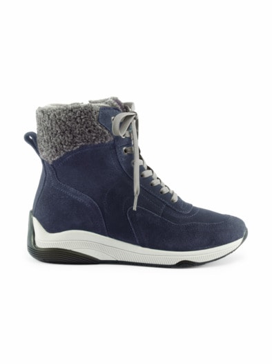 Hallux-Stiefel Stretcheinsatz Blau