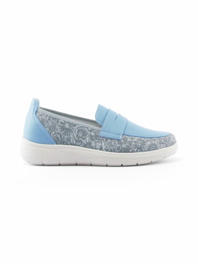 Hallux-Slipper Antishock Hellblau