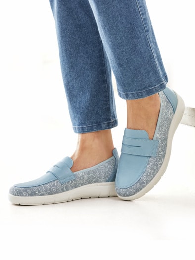 Hallux-Slipper Antishock Hellblau