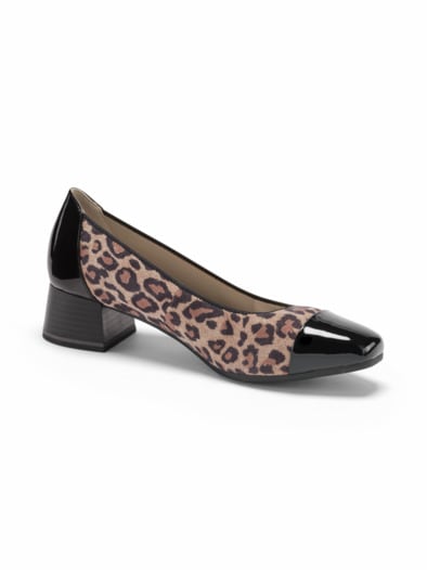 Hallux-Pumps Coco Leoprint