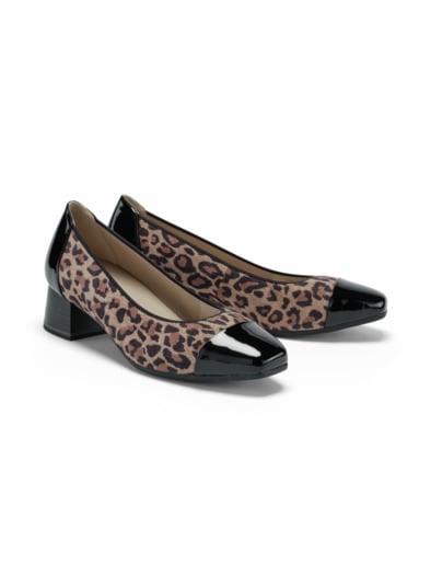 Hallux-Pumps Coco Leoprint