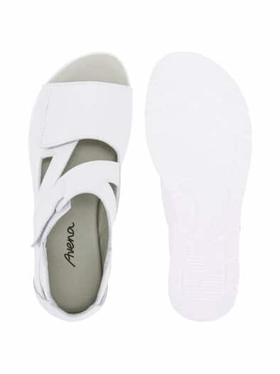 Sandalenschuh-Extraweite Weiß