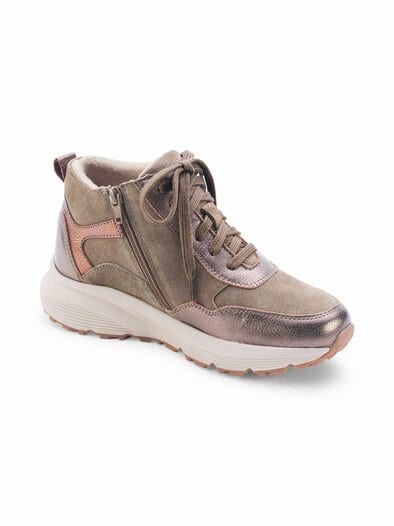 Sportiver-Schnürerbootie Grip Taupe
