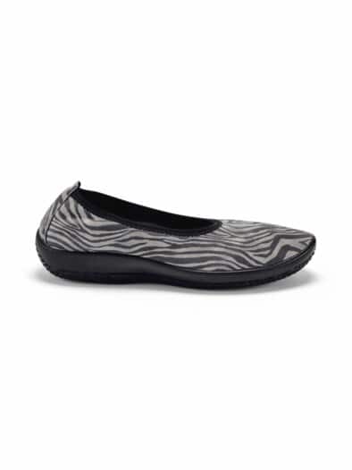 Hallux-Softslipper Animalprint Zebra