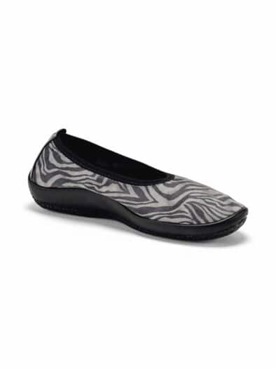 Hallux-Softslipper Animalprint Zebra
