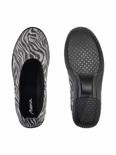 Hallux-Softslipper Animalprint Zebra