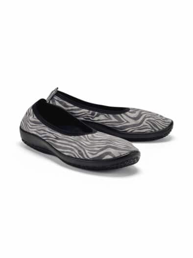 Hallux-Softslipper Animalprint Zebra