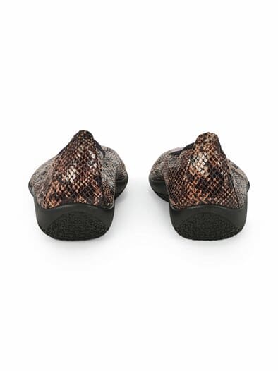 Hallux-Softslipper Animalprint Braun-Schwarz