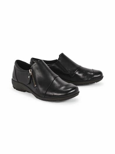 J.S.-RV-Slipper flexibel Schwarz