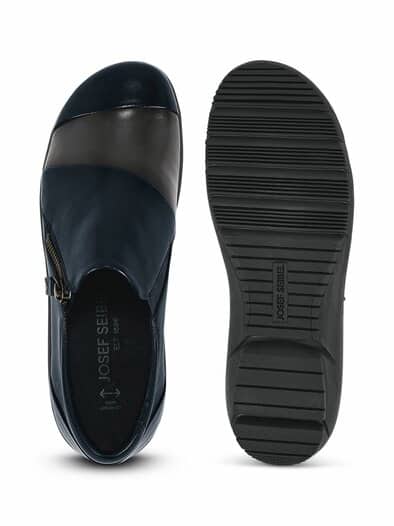J.Seibel-RV-Slipper flexibel Blau-Grün