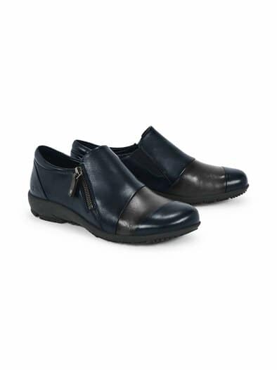 J.Seibel-RV-Slipper flexibel Blau-Grün
