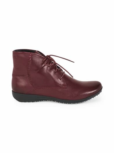 J.S.-Stiefelette Softnappa Bordeaux
