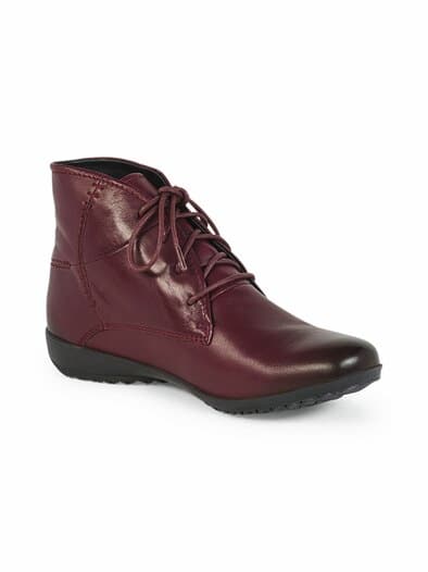 J.S.-Stiefelette Softnappa Bordeaux