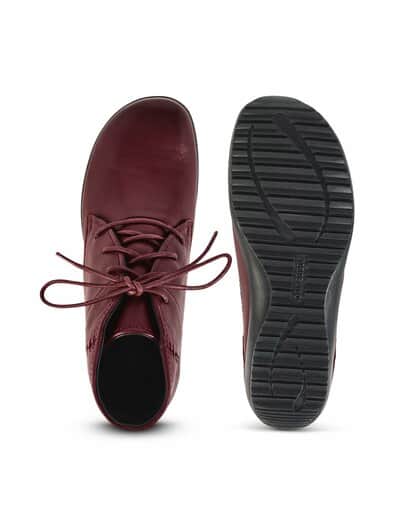 J.S.-Stiefelette Softnappa Bordeaux