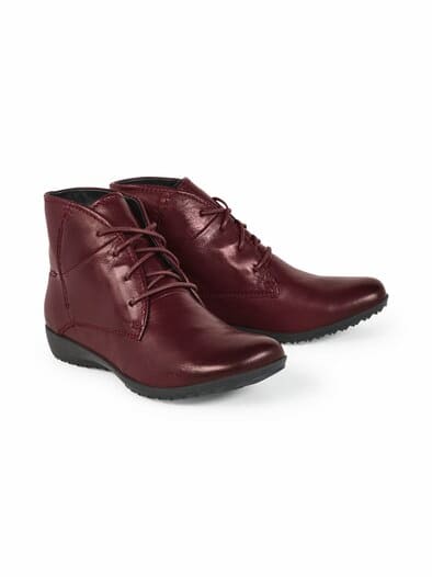 J.S.-Stiefelette Softnappa Bordeaux