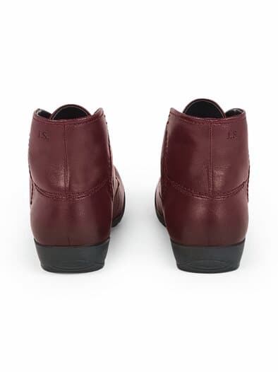 J.S.-Stiefelette Softnappa Bordeaux