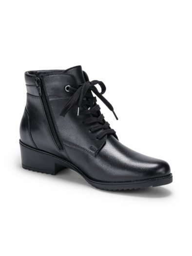 Absatz-Stiefelette Soft Schwarz