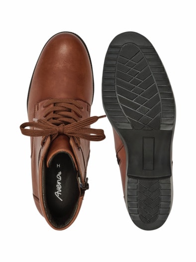 Absatz-Stiefelette Soft Cognac
