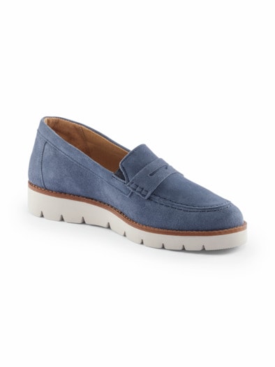 Hallux-Loafer Trittsicher Blau