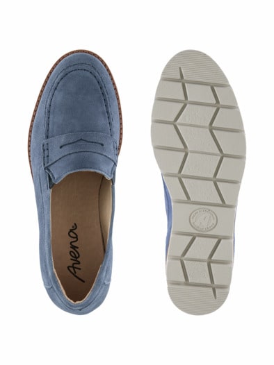Hallux-Loafer Trittsicher Blau
